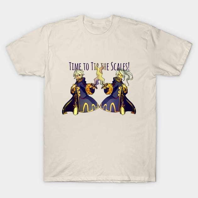 Time to Tip the Scales (Redrawn) T-Shirt by pretzelsnake